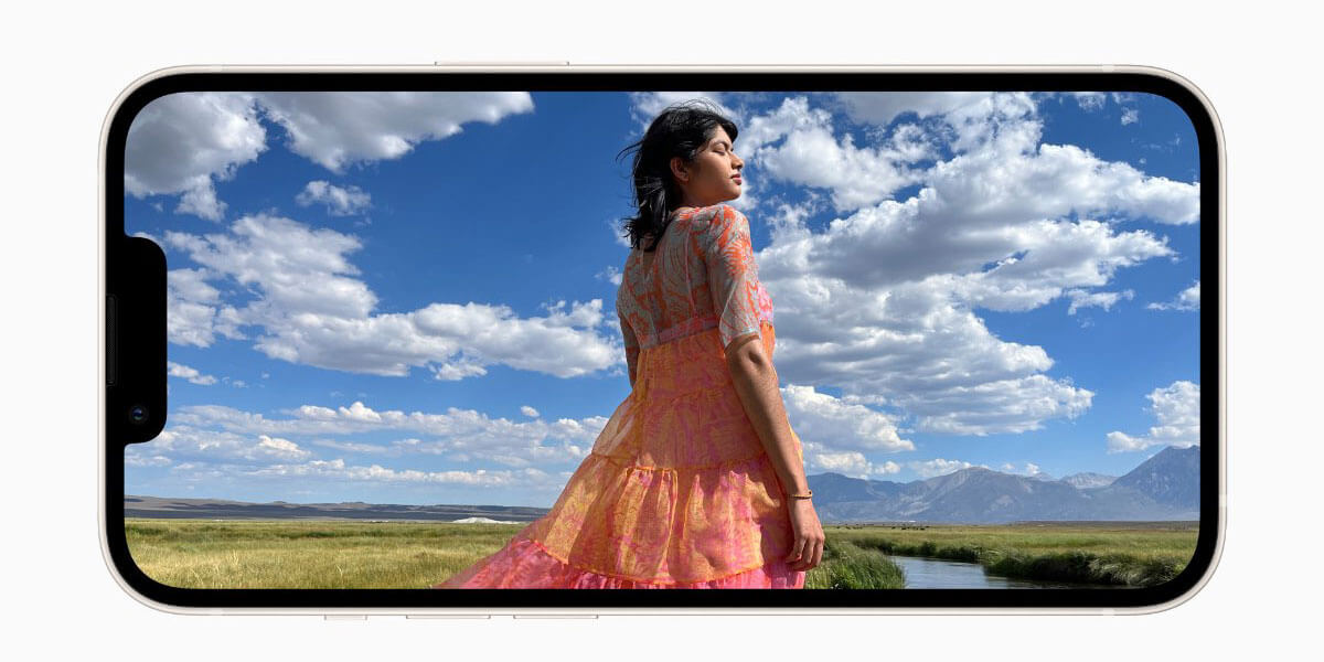Новый режим — «Киноэффект» Apple iPhone 13 mini 512Gb Starlight