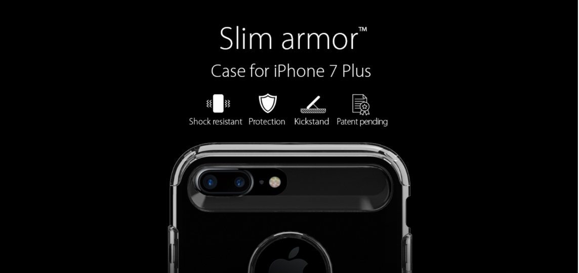 Чехол Spigen Slim Armor Rose Gold для iPhone 7 Plus