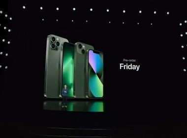 Apple презентовала iPhone 13 и 13 Pro в зелёном цвете