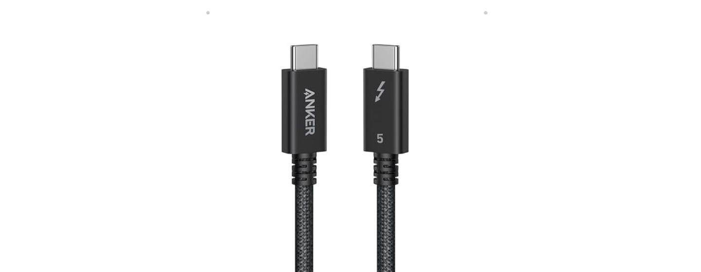 Anker презентувала новий кабель Prime Thunderbolt 5 потужністю 240 Вт