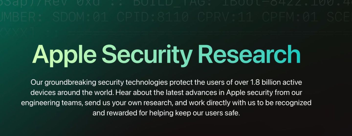 Apple запускает новый веб-сайт по исследованию безопасности