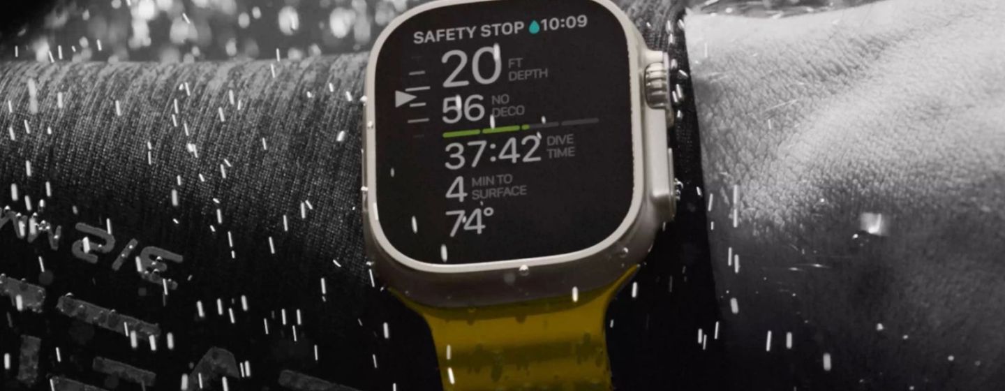 Apple Watch Ultra могут проверить температуру воды во время плавания