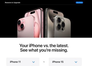 Apple запустила сайт "Зачем обновляться"