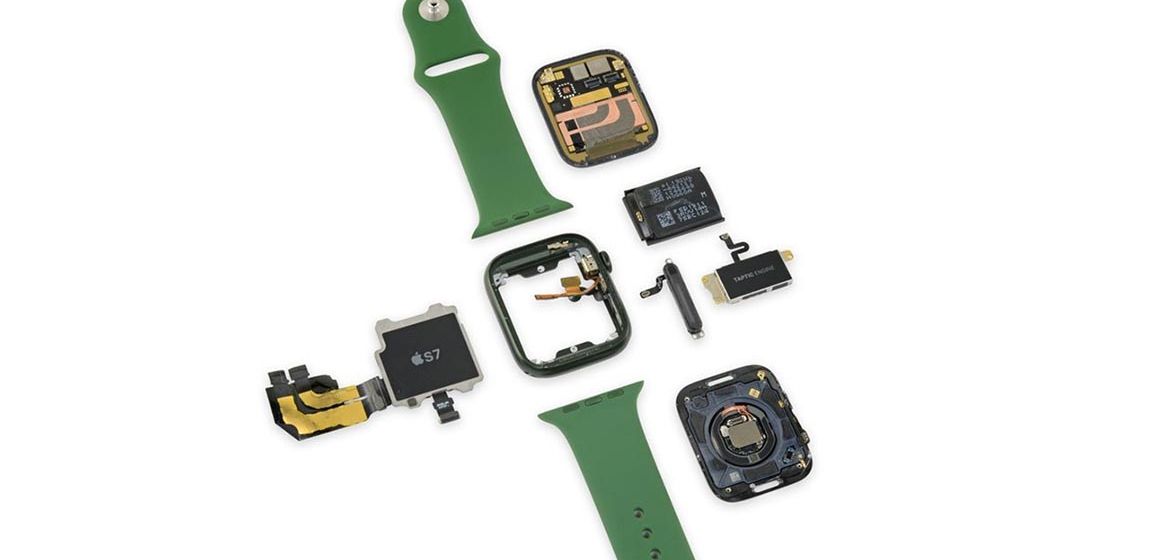 iFixit разобрали Apple Watch Series 7 и удивили нас новыми компонентами