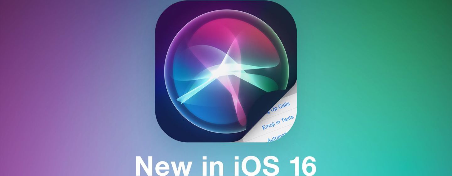 iOS 16: новые функции для Siri