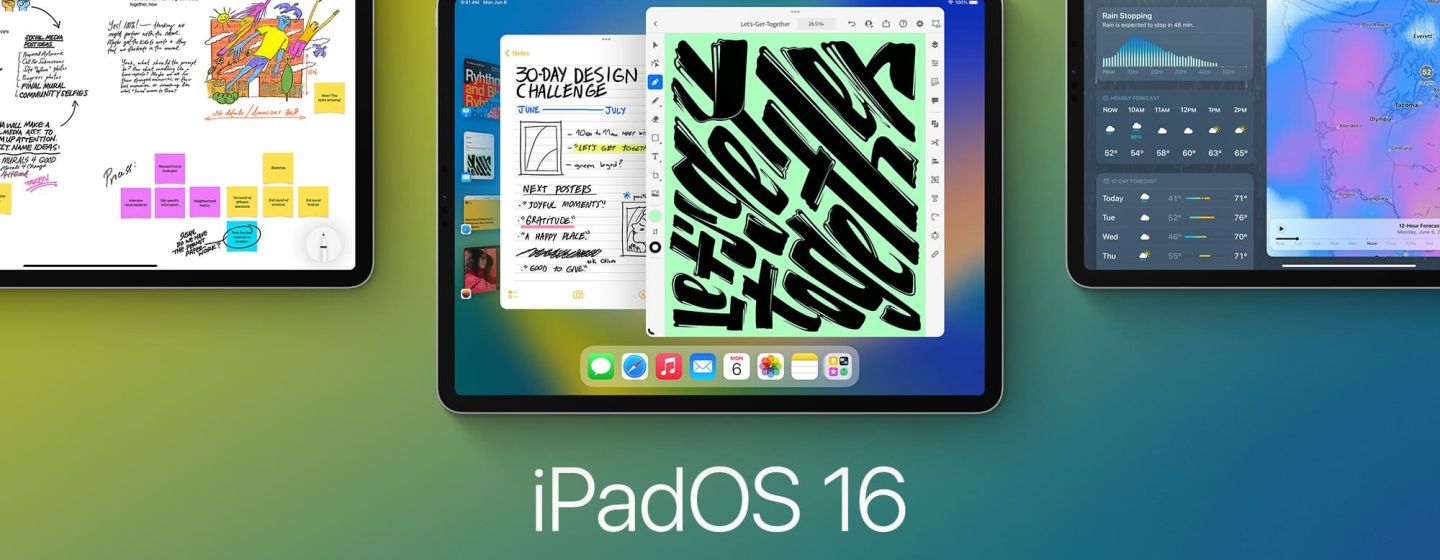 iPadOS 16: новые функции для iPad M1