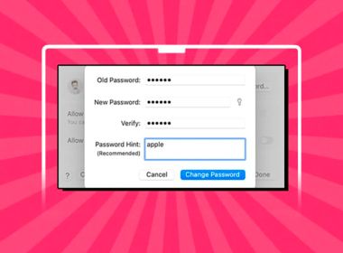 Как изменить пароль для входа на Mac?