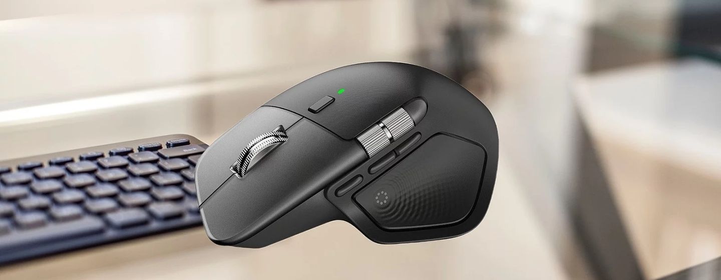 У мыши Logitech MX Master 4 появилась новая кнопка У мыши Logitech MX Master 4 появилась новая кнопка