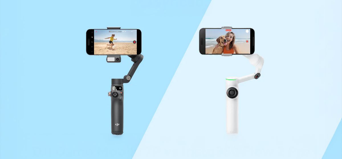 Сравнение стабилизаторов для смартфонов: DJI Osmo Mobile 7P и Insta360 Flow 2 Pro Сравнение стабилизаторов для смартфонов: DJI Osmo Mobile 7P и Insta360 Flow 2 Pro