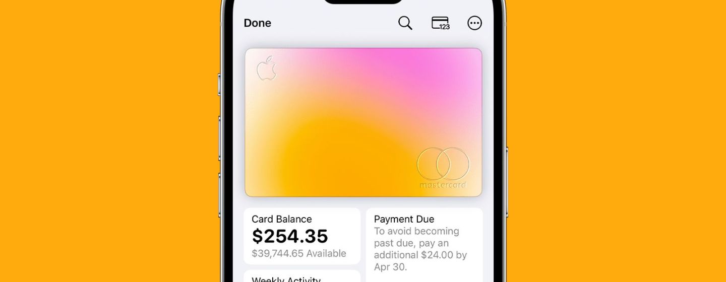Приложение Wallet в iOS 17 будет показывать баланс карт из Apple Pay