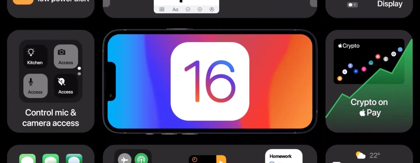 В iOS 16 появятся новые приложения