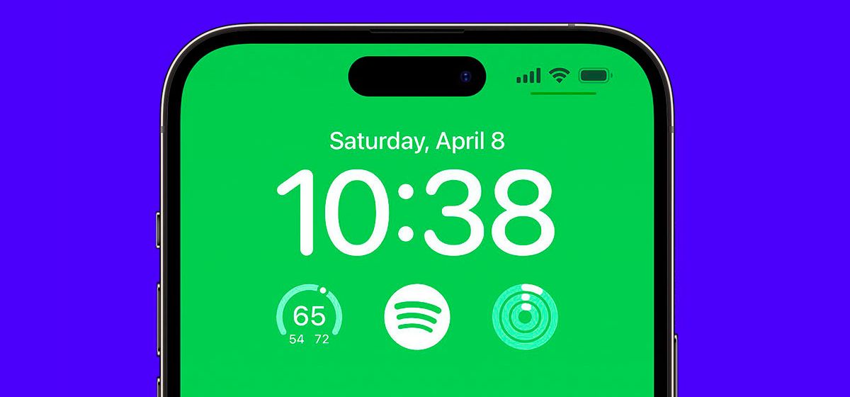 Spotify добавил виджет экрана блокировки на iPhone