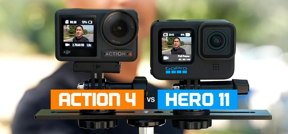 Порівняння DJI Osmo Action 4 і GoPro Hero 11 Black: що краще?