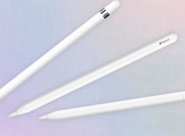 Сравнение нового Apple Pencil USB-C с Apple Pencil 2-го и Apple Pencil 1-го поколения