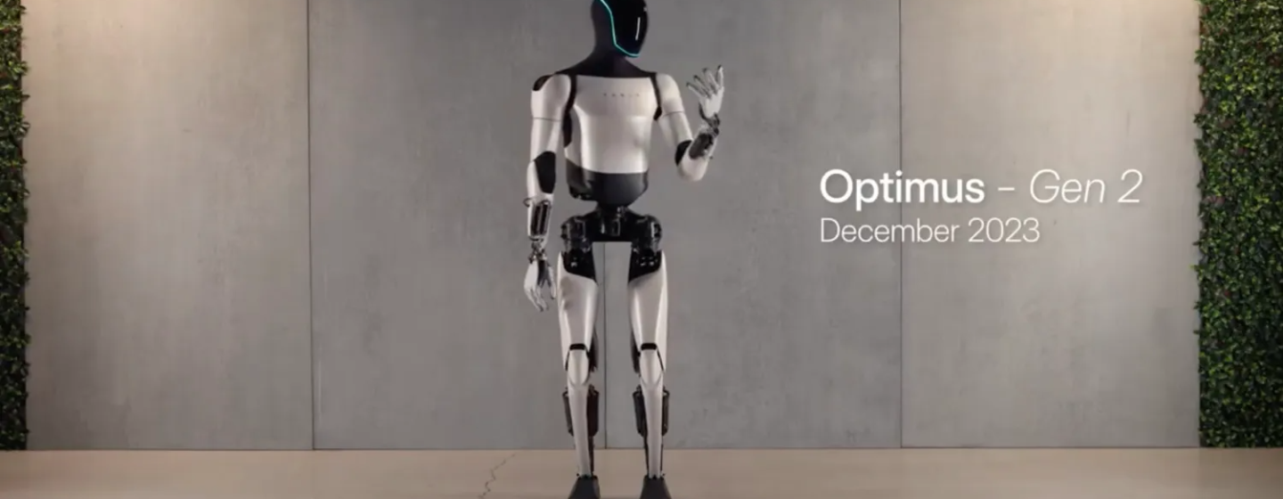 Tesla представила гуманоидного робота Optimus 2-го поколения
