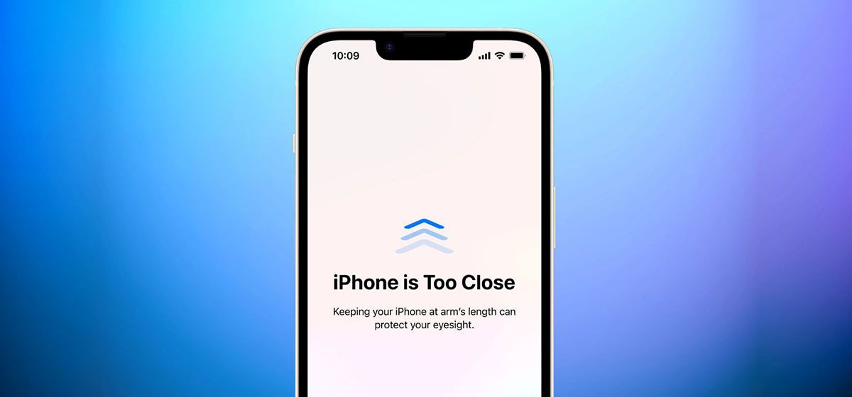 В iOS 17 функция расстояния до экрана iPhone поможет снизить нагрузку на глаза