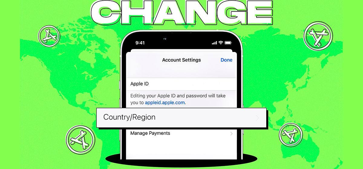Как изменить страну или регион App Store на iPhone, iPad и Mac?