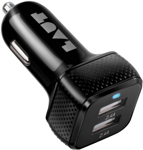 Автомобильное зарядное устройство Laut Power Dash Black (LAUT_PD02_BK)