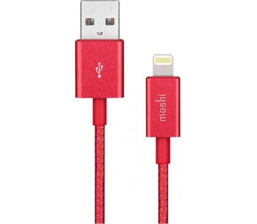 Кабель Moshi Integra™ Lightning to USB Cable Crimson Red (1.2 m) (99MO023321)