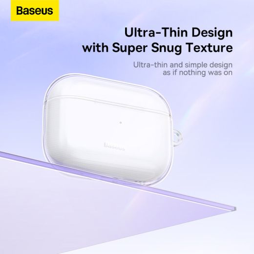 Прозорий силіконовий чохол Baseus Crystal Series Protective Case Clear для Apple AirPods 3 (ARAP000000)