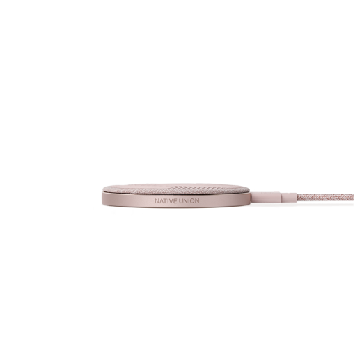 Бездротова зарядка Native Union Drop Wireless Charger Fabric Rose (DROP-ROSE-FB-V2)