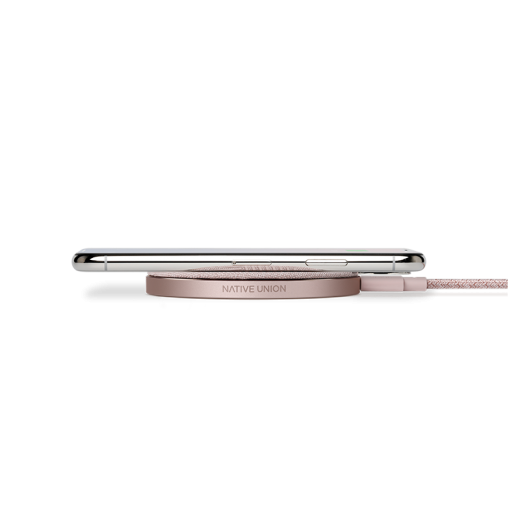 Беспроводная зарядка Native Union Drop Wireless Charger Fabric Rose (DROP-ROSE-FB-V2)