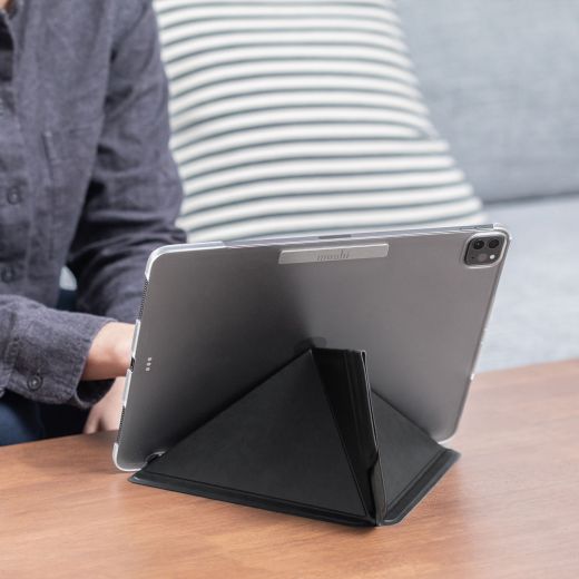 Чохол Moshi VersaCover Case with Folding Cover Metro Black для iPad Pro 12.9" (2020)