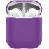 Чехол Ultra Thin Silicone Purple для AirPods 1/2