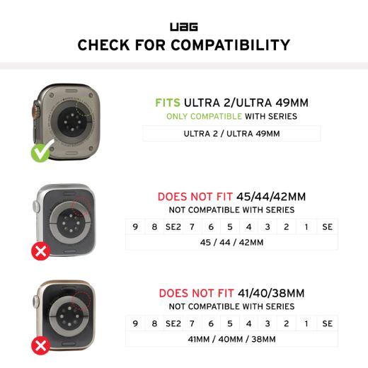 Противоударный чехол UAG Scout Case Foliage Green для Apple Watch Ultra | Ultra 2 (1A4413117245)
