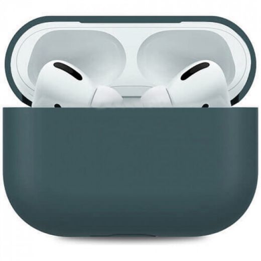 Чехол Apple Silicone Case Pacific Green для AirPods Pro 