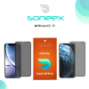 Захисне скло антишпигун Soneex Anti-Peep для iPhone 11/XR