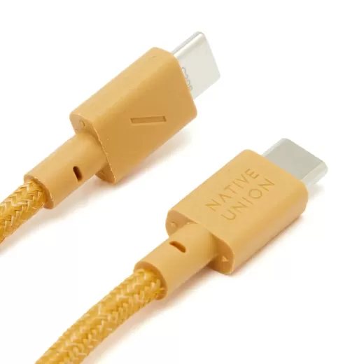 Кабель Native Union Belt Cable USB-C to USB-C Kraft (1.2 метра) (BELT-C-KFT-2-NP)