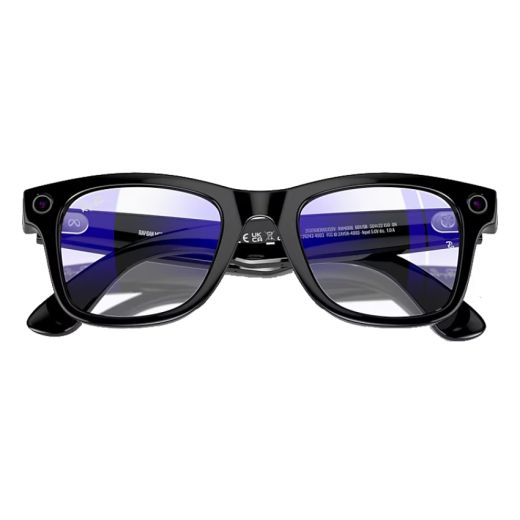 Розумні окуляри з камерою Ray-Ban Meta Wayfarer Shiny Black | Clear Transitions®