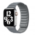Шкіряний ремінець CasePro Leather Link Size M | L Magnetic Grey для Apple Watch 45mm | 44mm | 42mm