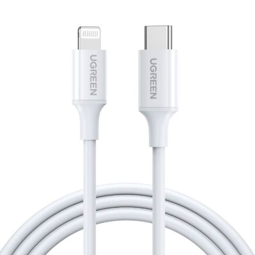Кабель UGREEN US171 USB-C 3.0 Male to Type-C to Lightning M/M Cable Rubber Shell 1m (10493)