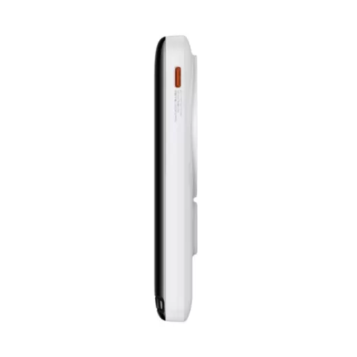 Павербанк (Зовнішній акумулятор) з бездротовою зарядкою Baseus Magnetic Portable Charger 20W 10000mAh with cable Type-C to Type-C 60W（20V/3A) White (PPCX000002)