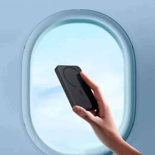Повербанк Baseus Magnetic Mini Wireless Fast Charge 20W | 7.5W 5000mAh Black (P10022107113-00)