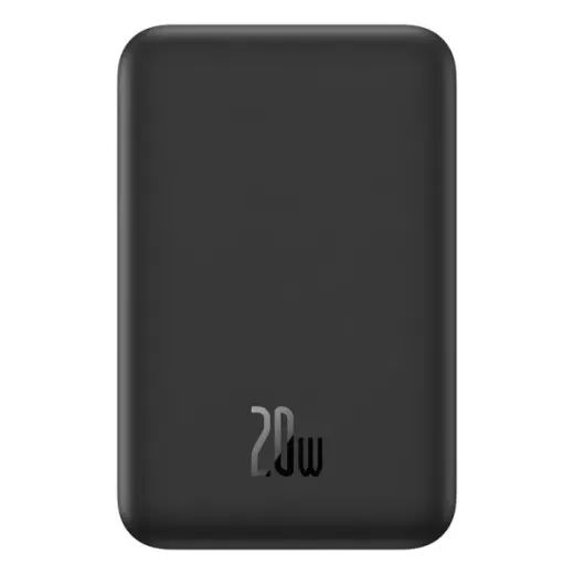 Повербанк Baseus Magnetic Mini Wireless Fast Charge 20W | 7.5W 5000mAh Black (P10022107113-00)