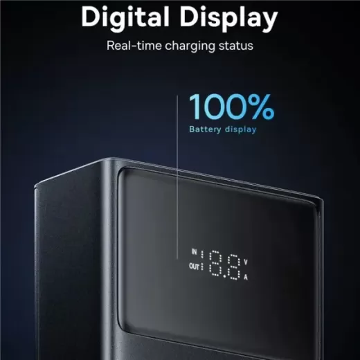 Повербанк Baseus Star Lord Digital Display Fast Charge Power Bank 30000mAh 65W Black (3605E79C)