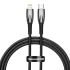 Кабель Baseus Glimmer Series Fast Charge USB-C to Lightning 1 метр Black (CADH000001) Кабель Baseus Glimmer Series Fast Charge USB-C to Lightning 1 метр Black (CADH000001)