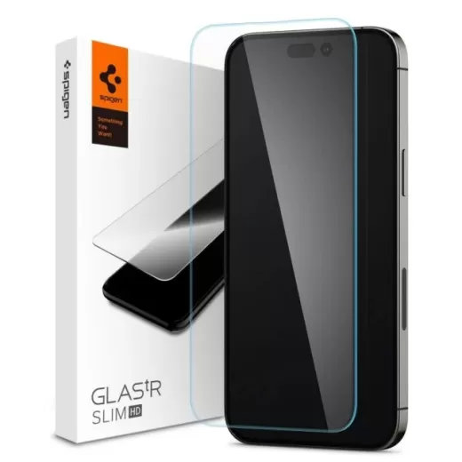Защитное стекло Spigen GLAS.TR Slim Clear для iPhone 14 Pro (AGL05222)