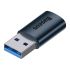 Адаптер Baseus Ingenuity Series Mini OTG Type-C to USB 3.1 Blue (ZJJQ000103)