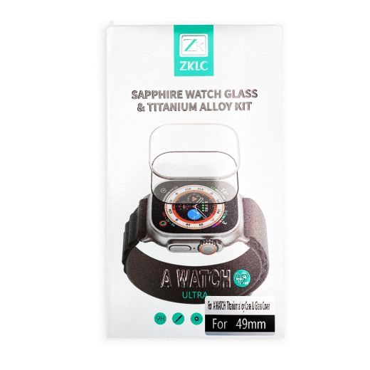Защитное стекло ZK Titanium Alloy для Apple Watch 49mm