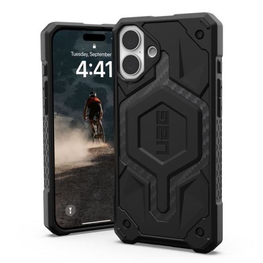 Противоударный чехол UAG Monarch Pro Magsafe Carbon Fiber для iPhone 16 Plus (114455114242)