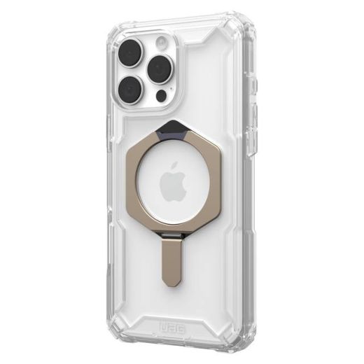 Противоударный чехол UAG Plasma XTE Magsafe Clear/Titanium для iPhone 16 Pro Max (114475114G36)
