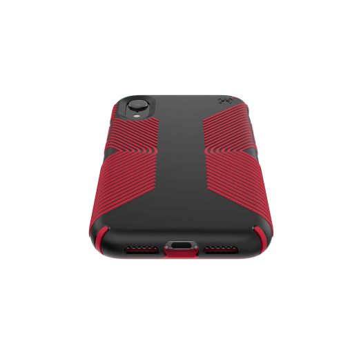 Чехол Speck Presidio Grip Black/Dark Poppy Red (SP-117059-C305) для iPhone XR