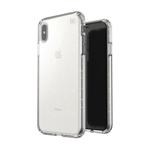 Чохол Speck Presidio Clear With Gold Glitter/Clear (SP-117112-5636) для Apple iPhone XS Max