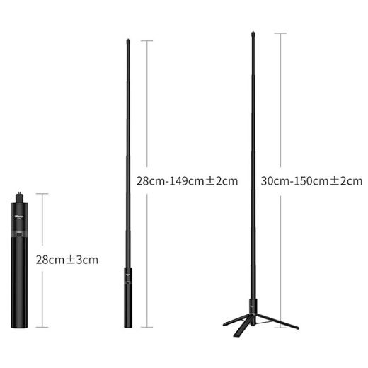 Монопод-штатив Ulanzi TT52 1.5m Tripod Black (T090GBB1 TT52)