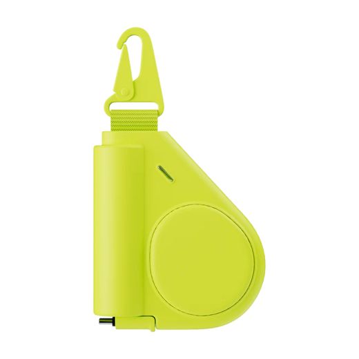 Повербанк MChaos Wearable Power Bank 5000 mAh with Carabiner and Retractable Cable USB-C Lime Green