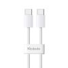 Кабель Mcdodo [CA-5690] Data Cable USB-C to USB-C 60W 1м White